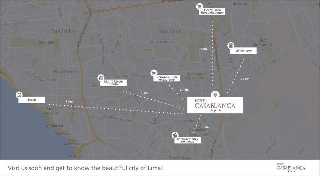 Casablanca Lima Otel Dış mekan fotoğraf